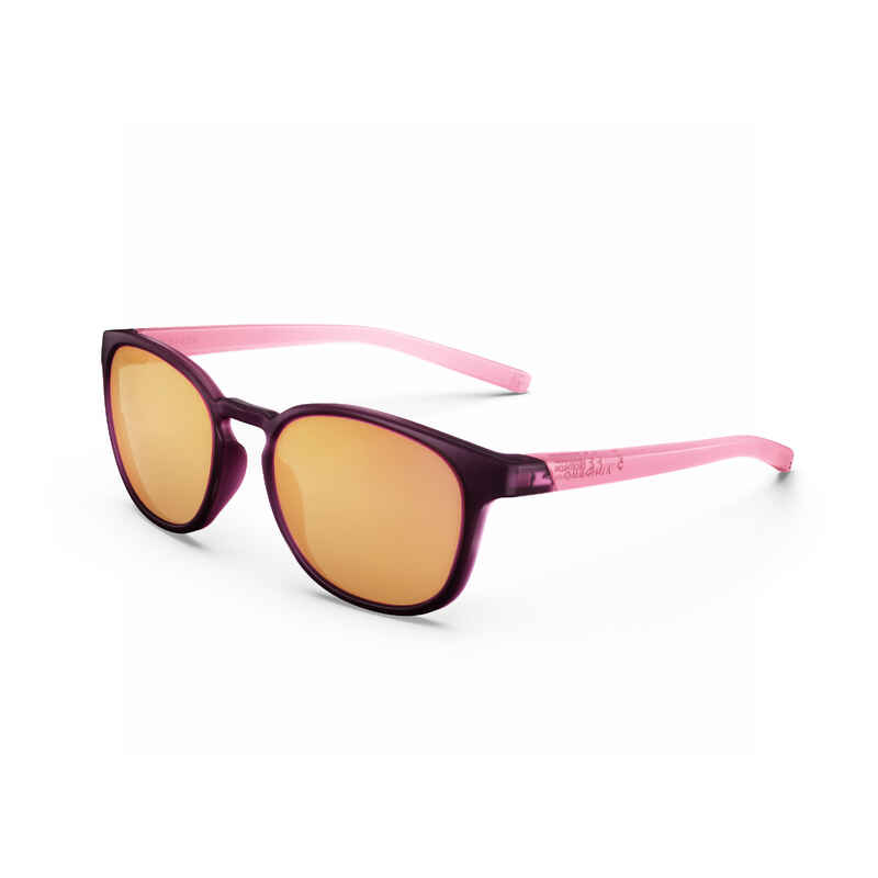 Sonnenbrille Bergwandern MH160 Erwachsene Kategorie 3 bordeaux/pink Media 1