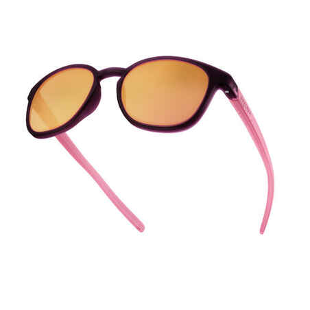 Sonnenbrille Bergwandern MH160 Erwachsene Kategorie 3 bordeaux/pink