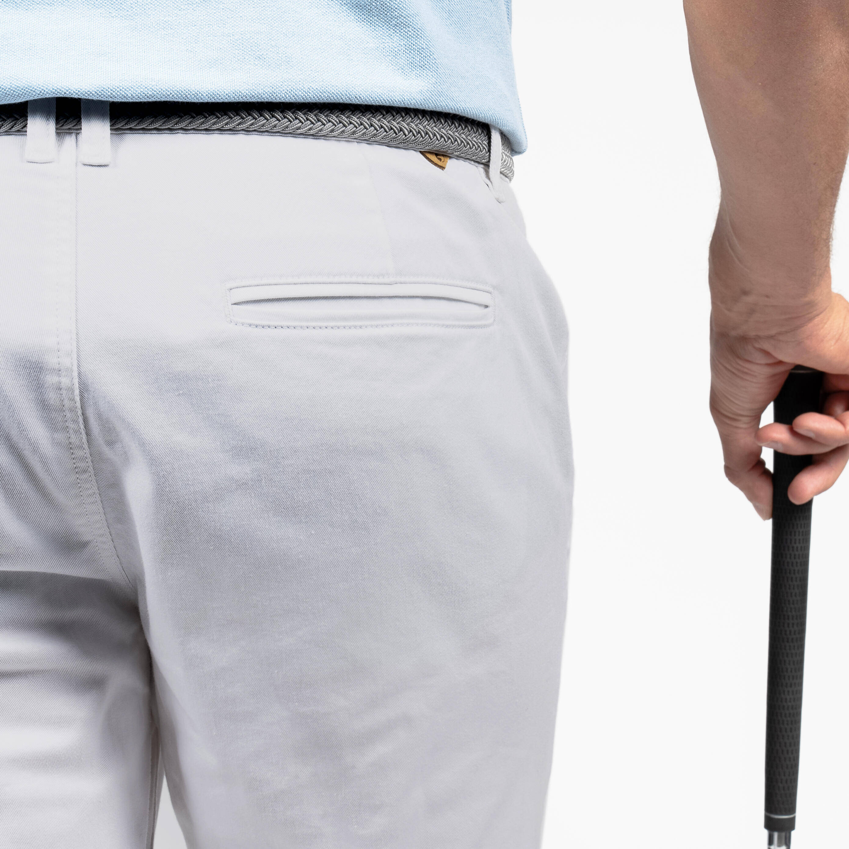 MEN'S GOLF SHORTS - MW500 GREY -  5