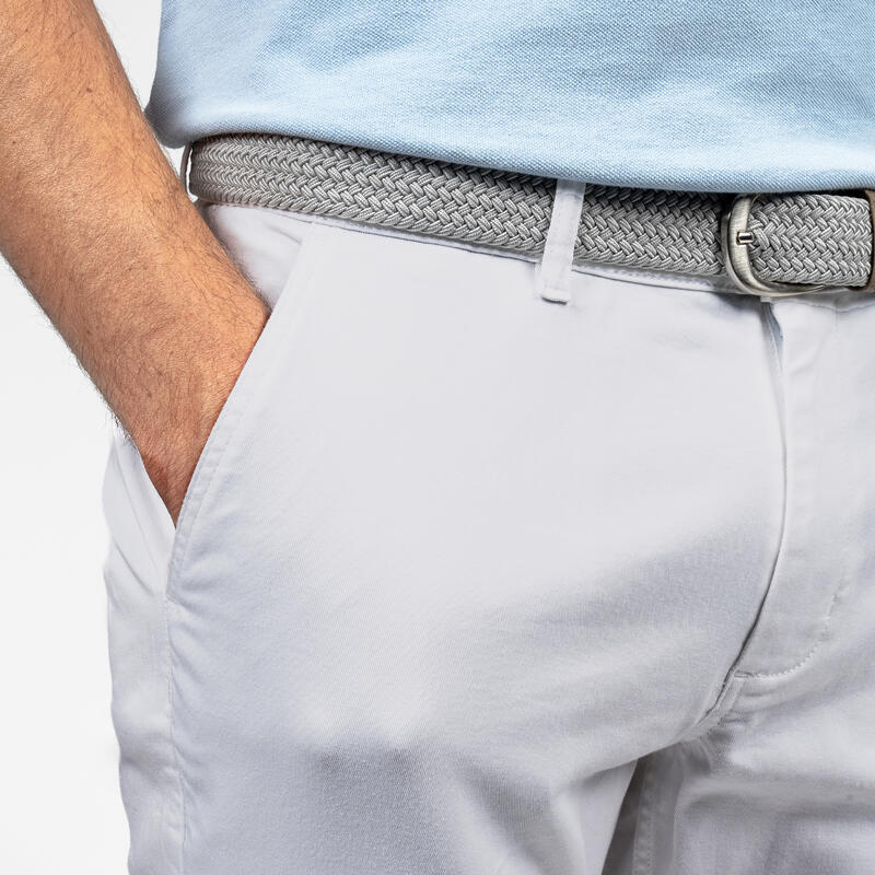 Bermude chino Golf MW500 Gri Bărbați
