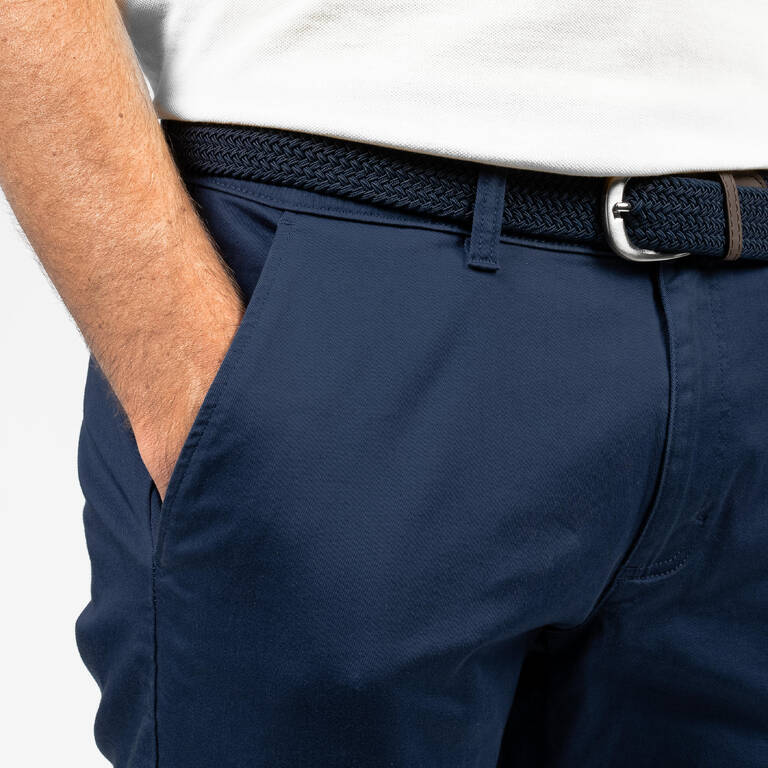 Men's Chino Golf Shorts - MW500 navy blue