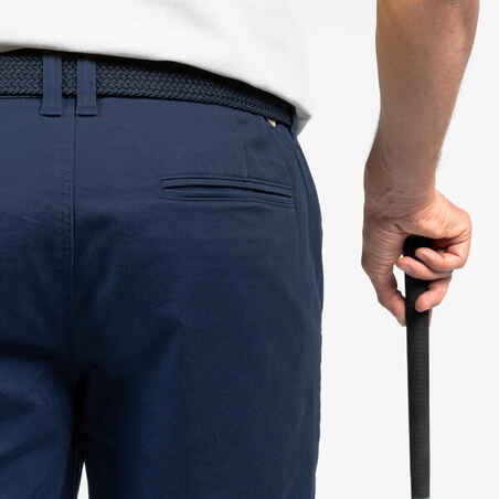 Men's Chino Golf Shorts - MW500 navy blue