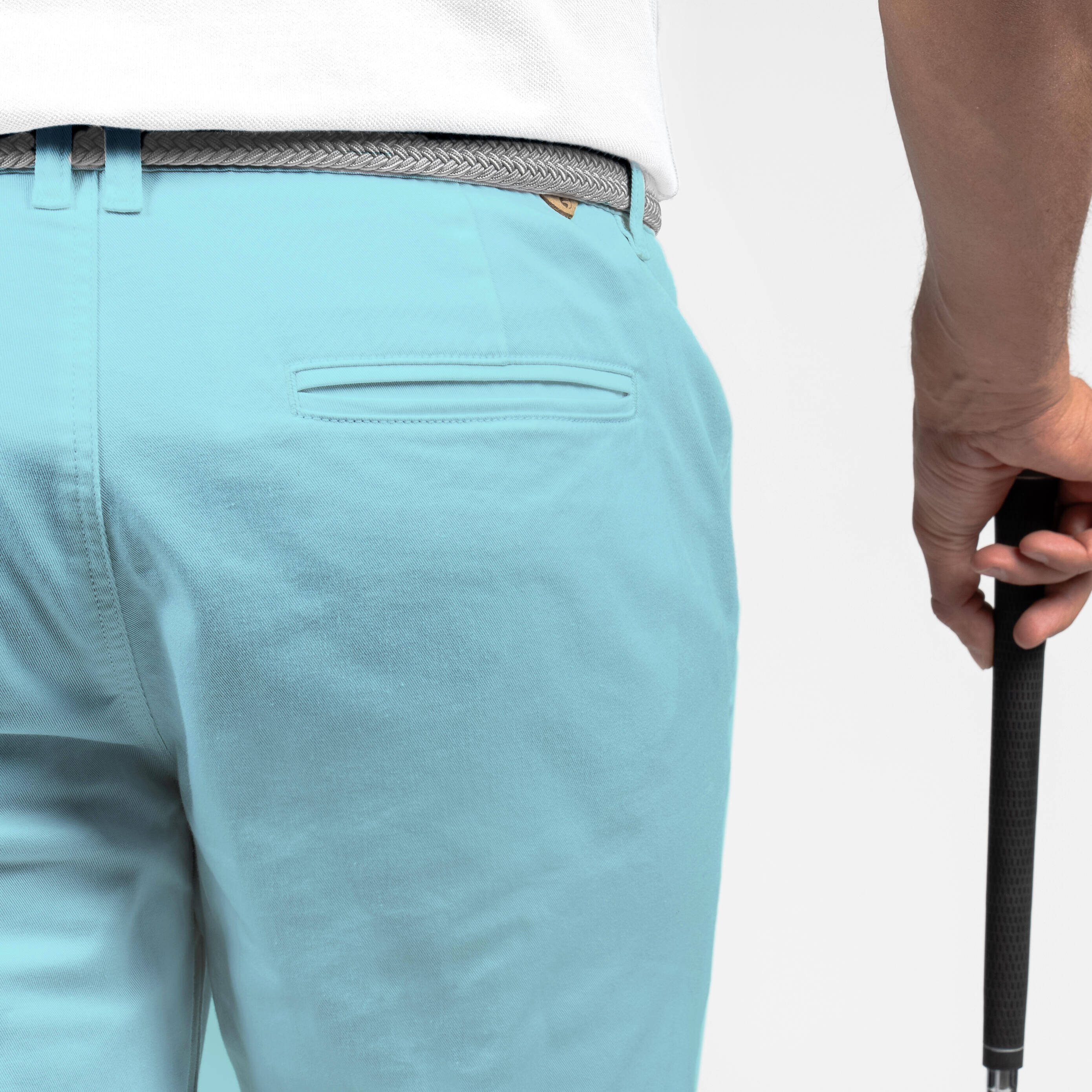 Men Golf Shorts MW500 Turquoise -  5