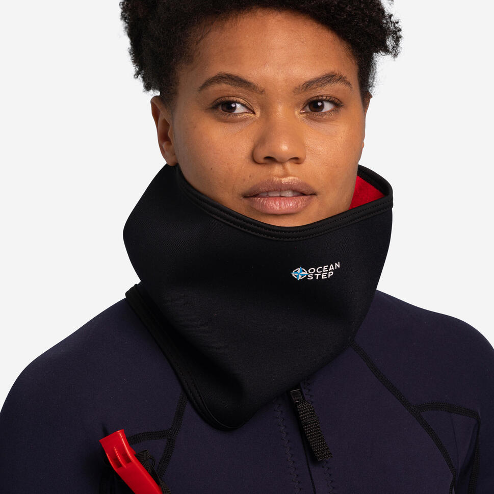 Neoprene Snood 1.5 mm Sea Walking OCEAN STEP black OCEAN STEP Decathlon