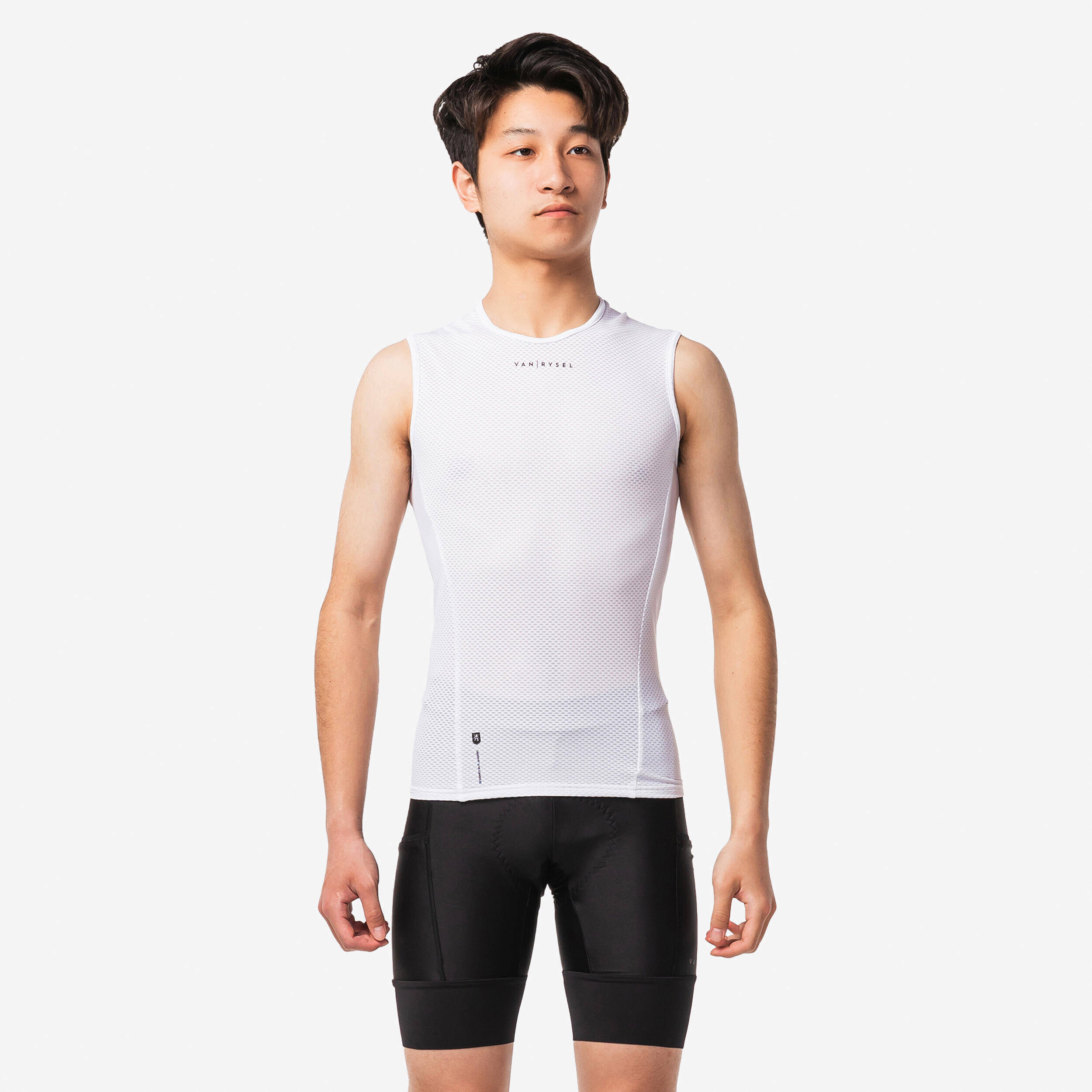 Men's Road Cycling Base Layer, EDR - White