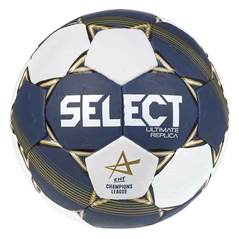 Handball Replica Select Grösse 2 blau/gold/weiss