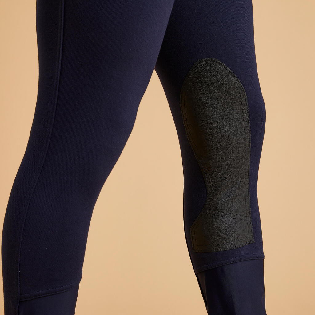 PANTALÓN DE EQUITACIÓN HOMBRE 140 VELCRO 