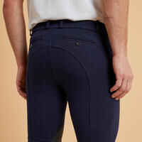 140 Horse Riding Grippy Patch Jodhpurs - Navy