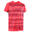 Short-Sleeved Football Shirt Viralto Solo - Neon Pink, Black & Grey