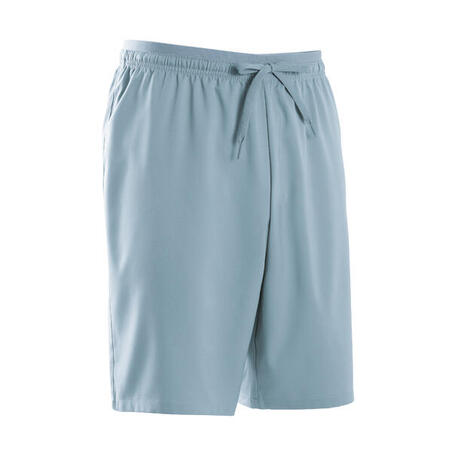 Short de football VIRALTO SOLO adulte gris & rose fluo