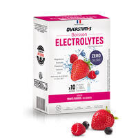 Boisson électrolytes Fruits rouges (zéro calorie) - étui 10 sachets x 8 g