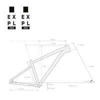 29" Touring Mountain Bike Explore 520 - Green