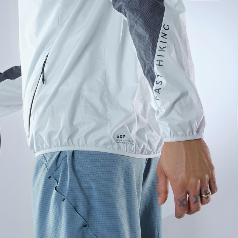 Pantalon scurt Drumeție Rapidă FH900 Helium Albastru Bărbați 