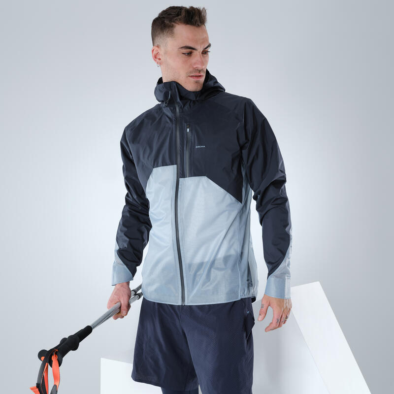 Pantalón Lluvia Impermeable Montaña Senderismo Forclaz Trek500 Hombre