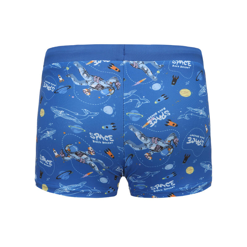 BOY'S SWIMSUIT - BOXER 100 PEP - NAVY SPACE