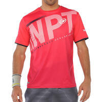 T-shirt de padel manches courtes respirant col rond Homme-Riter rouge