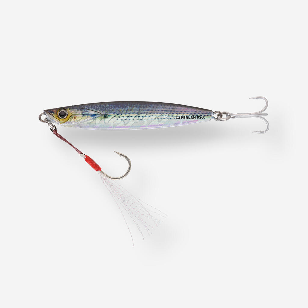 Lure fishing at sea CASTING JIG BIASTOS ASSIST 60 g - Phospho. white