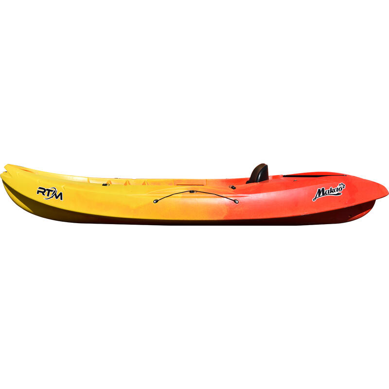 Canoa Kayak Travesía Makao Naranja 1 Plaza Rígido
