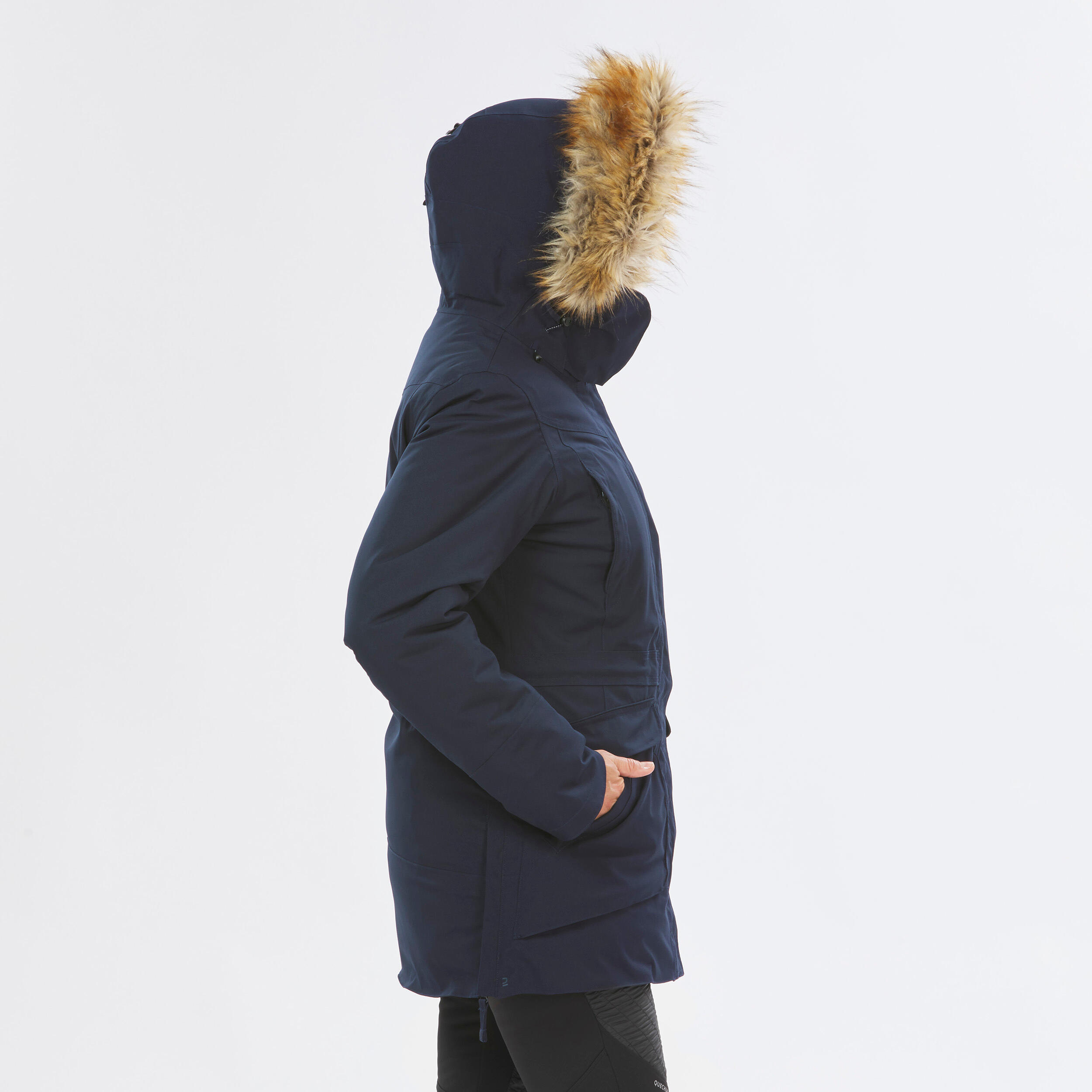 Waterdichte wandelparka voor dames -20°C NH900 blauw 6/13