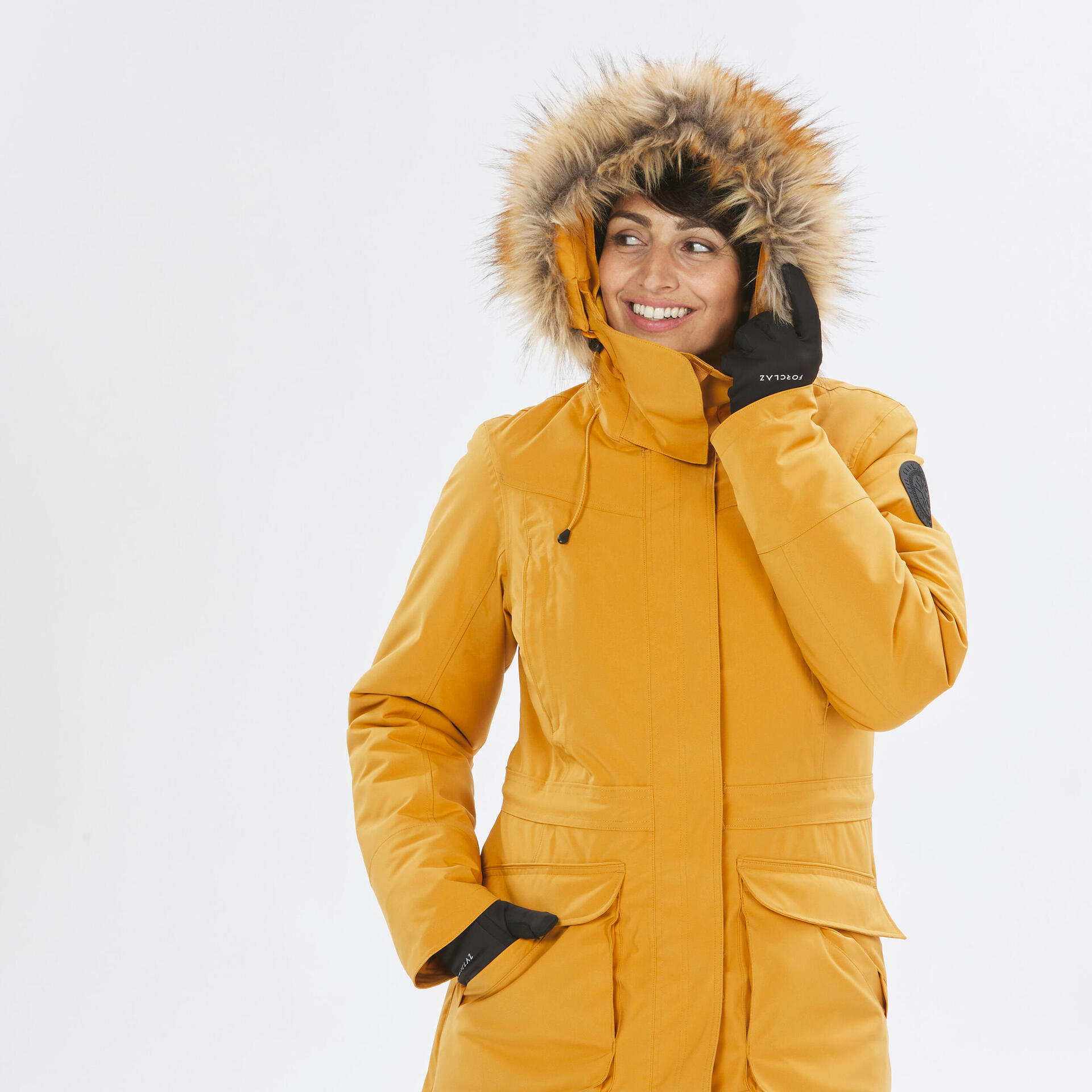 Winter Coat Long Rain Coat Women -20°C Women's Waterproof Snow