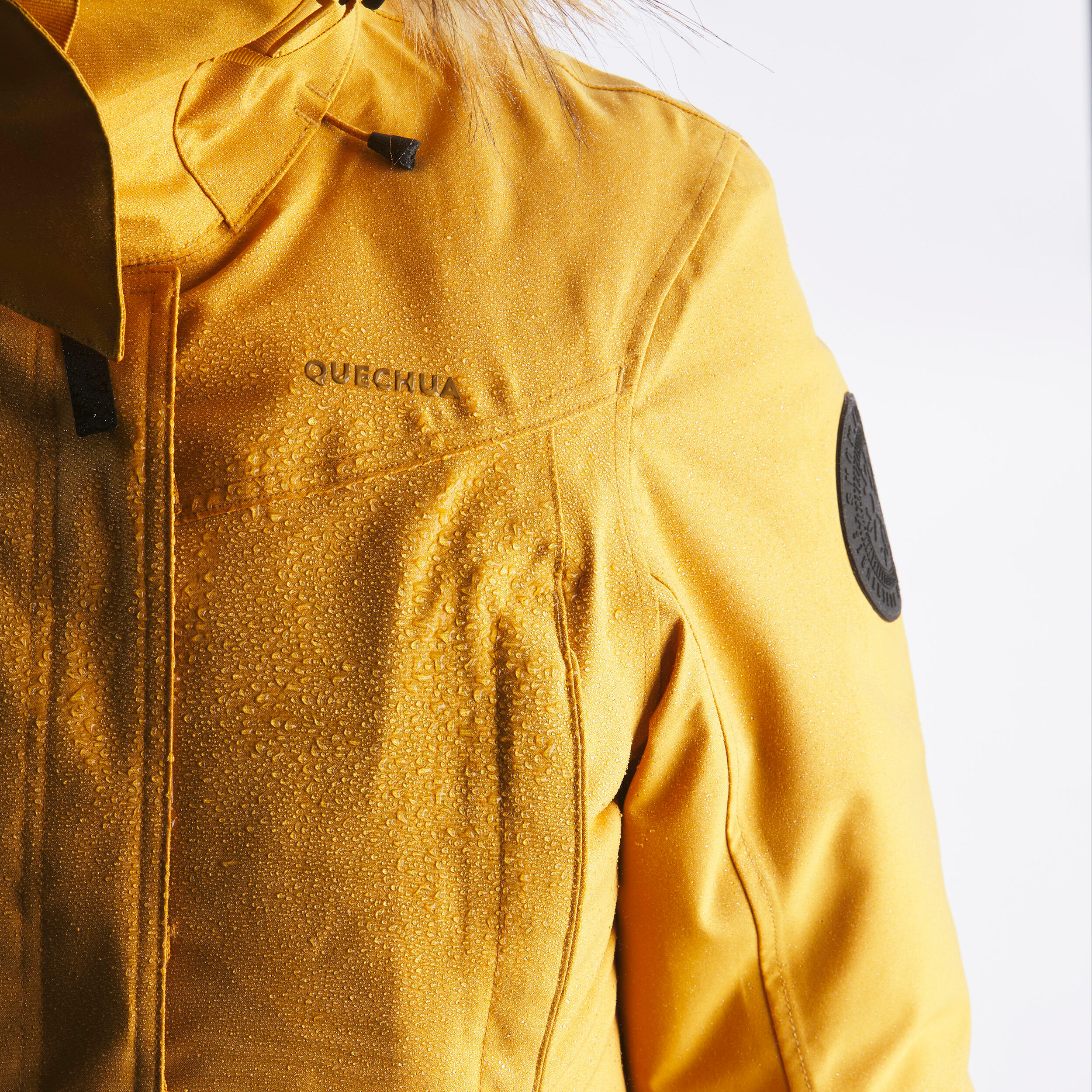 Women’s Waterproof Hiking Parka -20°C NH900 - Yellow 2/8