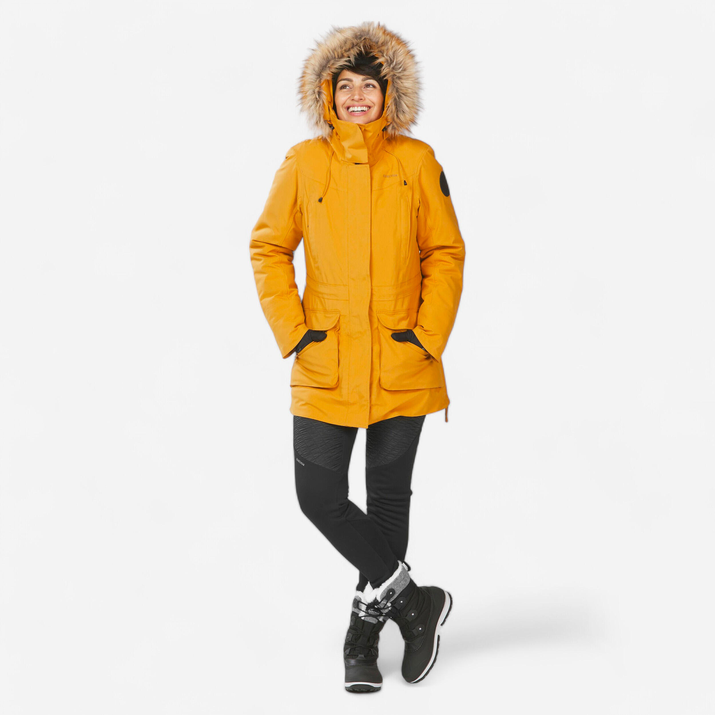 Parka de inverno e impermeável de Caminhada - SH900 -20°C - mulher