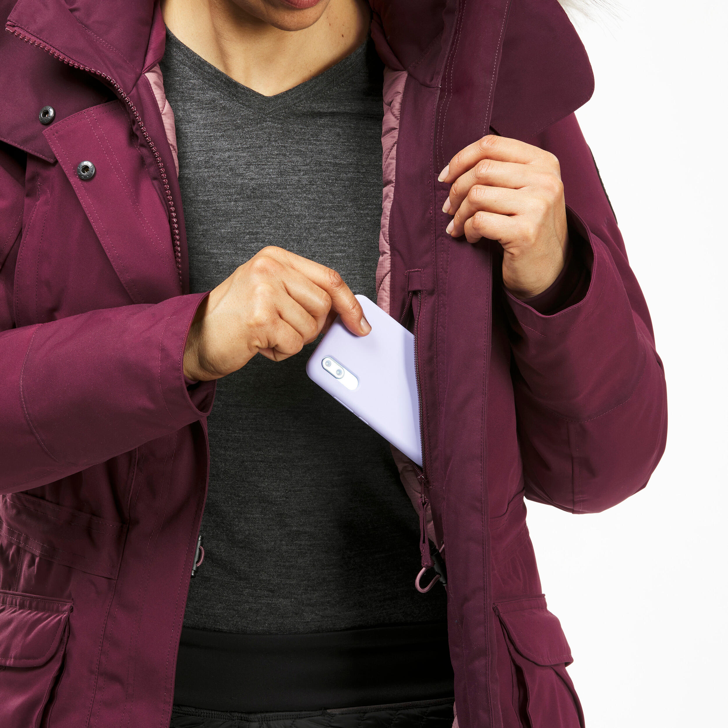 Women's Winter Waterproof Hiking Parka 