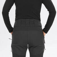 Pantalone za planinarenje SH500 ženske vodoodbojne tople prozračne