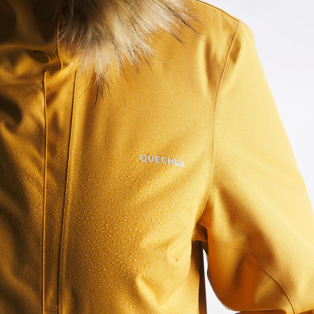Women’s waterproof winter hiking jacket - SH500 -8°C
