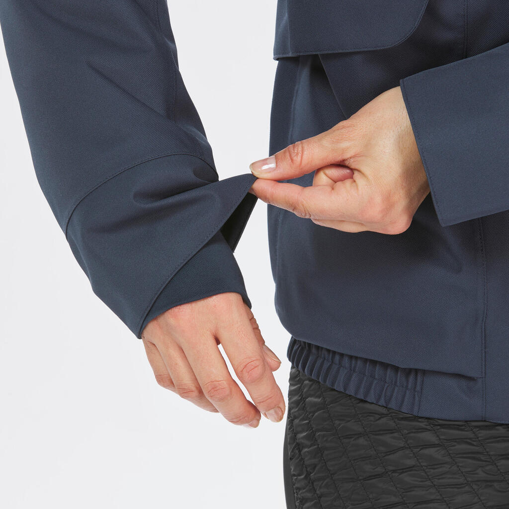 Blouson de randonnée -8°C imperméable femme, NH500 bleu