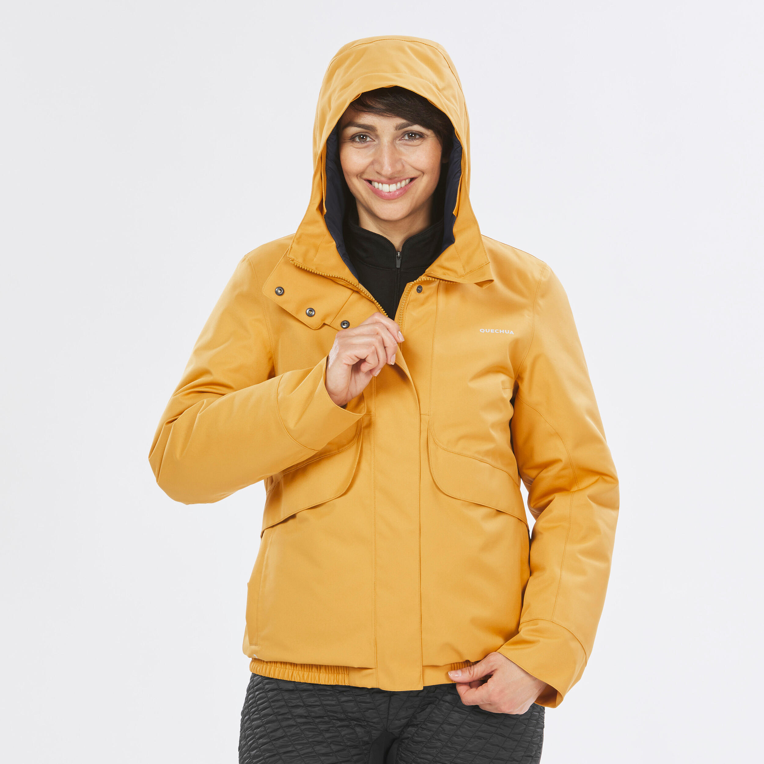 Waterproof winter hiking jacket - SH500 -8°C - women