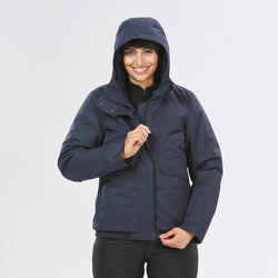 Women’s waterproof winter hiking jacket - SH500 -8°C