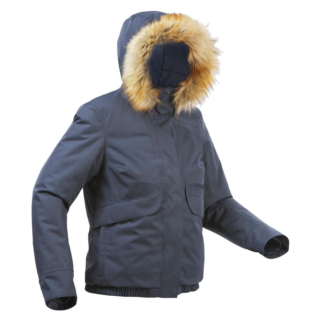 Women’s waterproof winter hiking jacket - SH500 -8°C