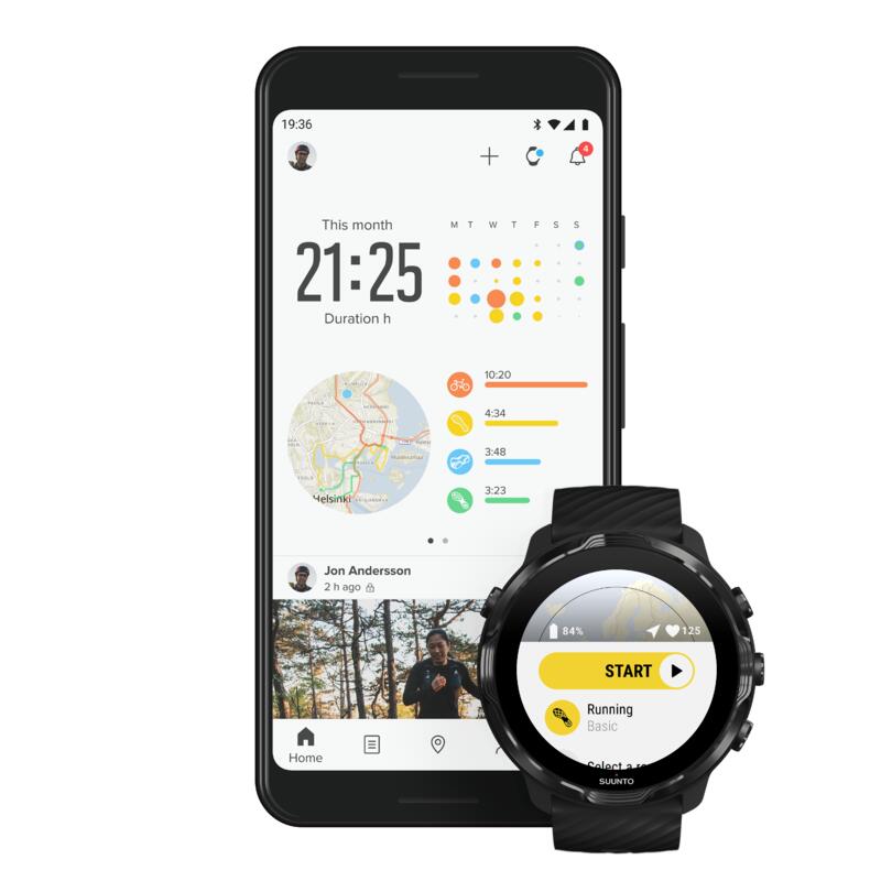 Sportowy smartwatch z GPS Suunto 7