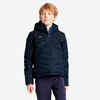 Kids' Short and Warm Football Jacket - Navy Blue