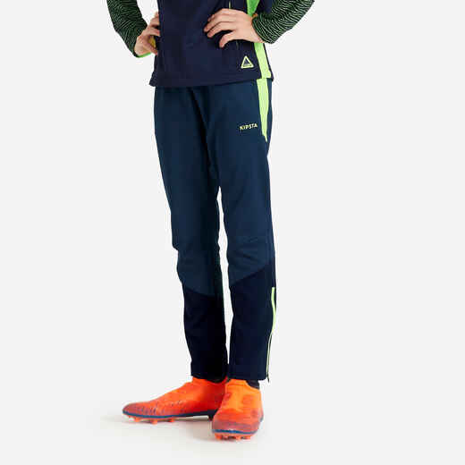 
      Kinder Fussball Sweatshirt mit Reissverschluss - CLR marineblau/neongelb
  