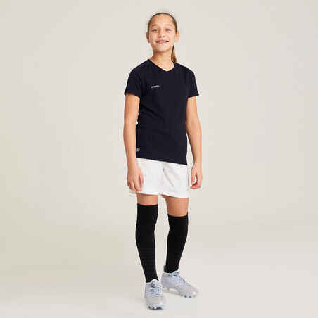 Girls' Football Shorts  - White