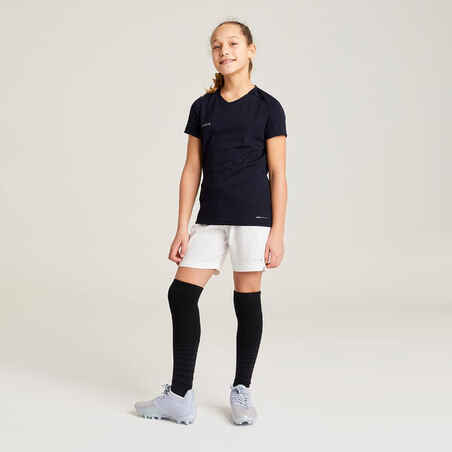 Girls' Football Shorts  - White