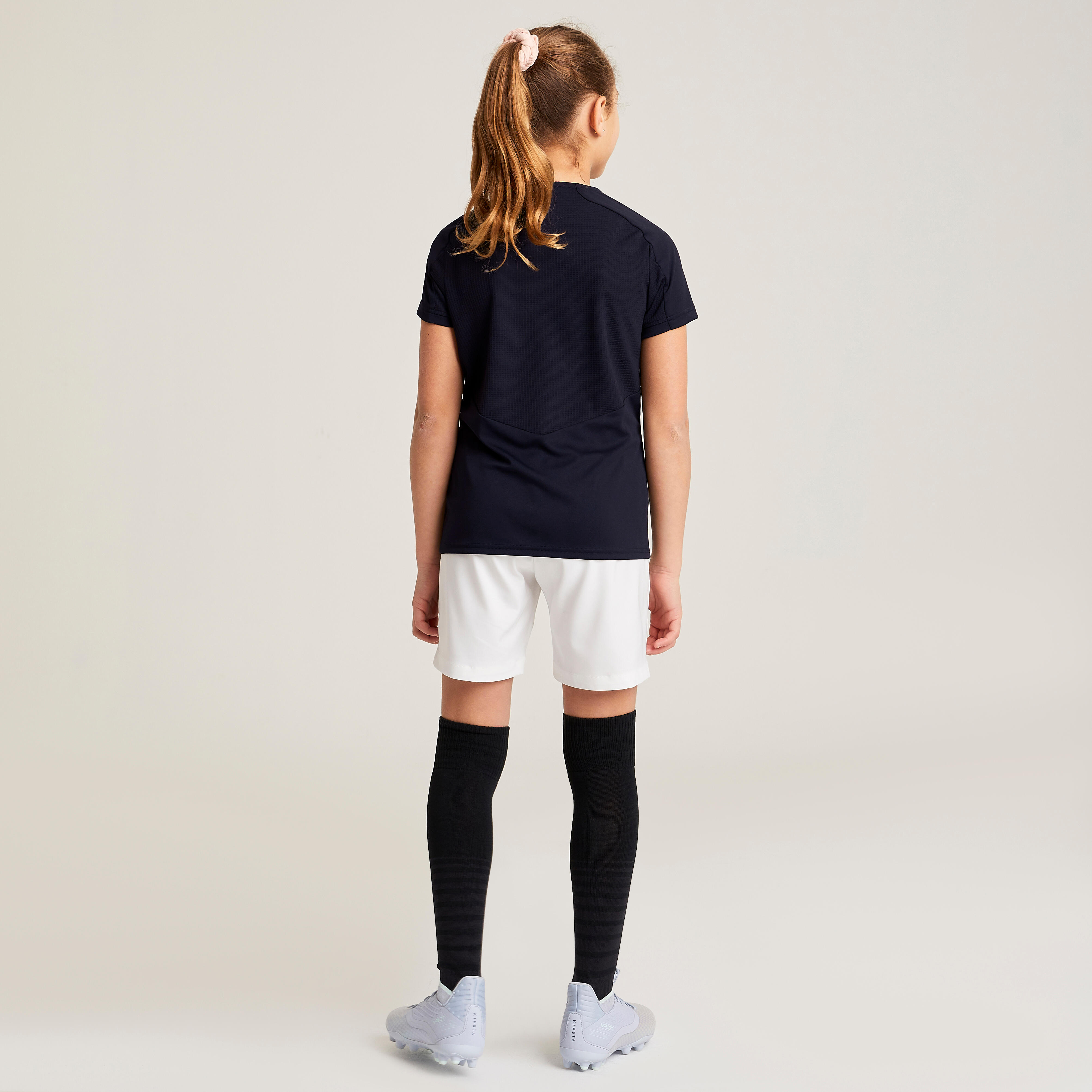 KIPSTA Dievčenský futbalový dres Viralto čierny 5-6 r (113-122 cm) · záber 4