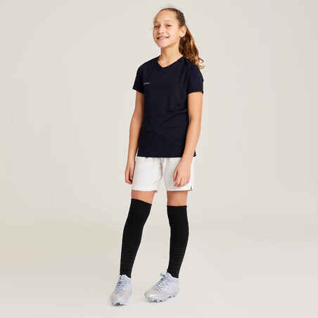 Girls' Football Shorts  - White