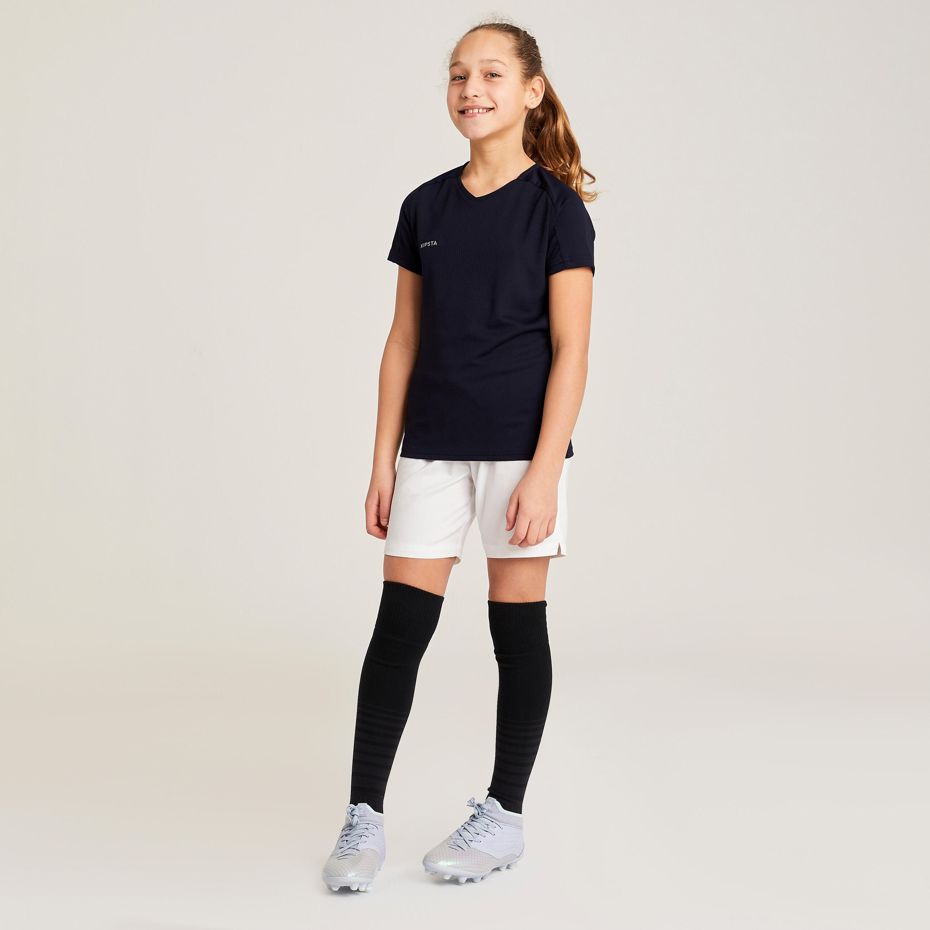 Girls' Football Shorts  - White 12/21