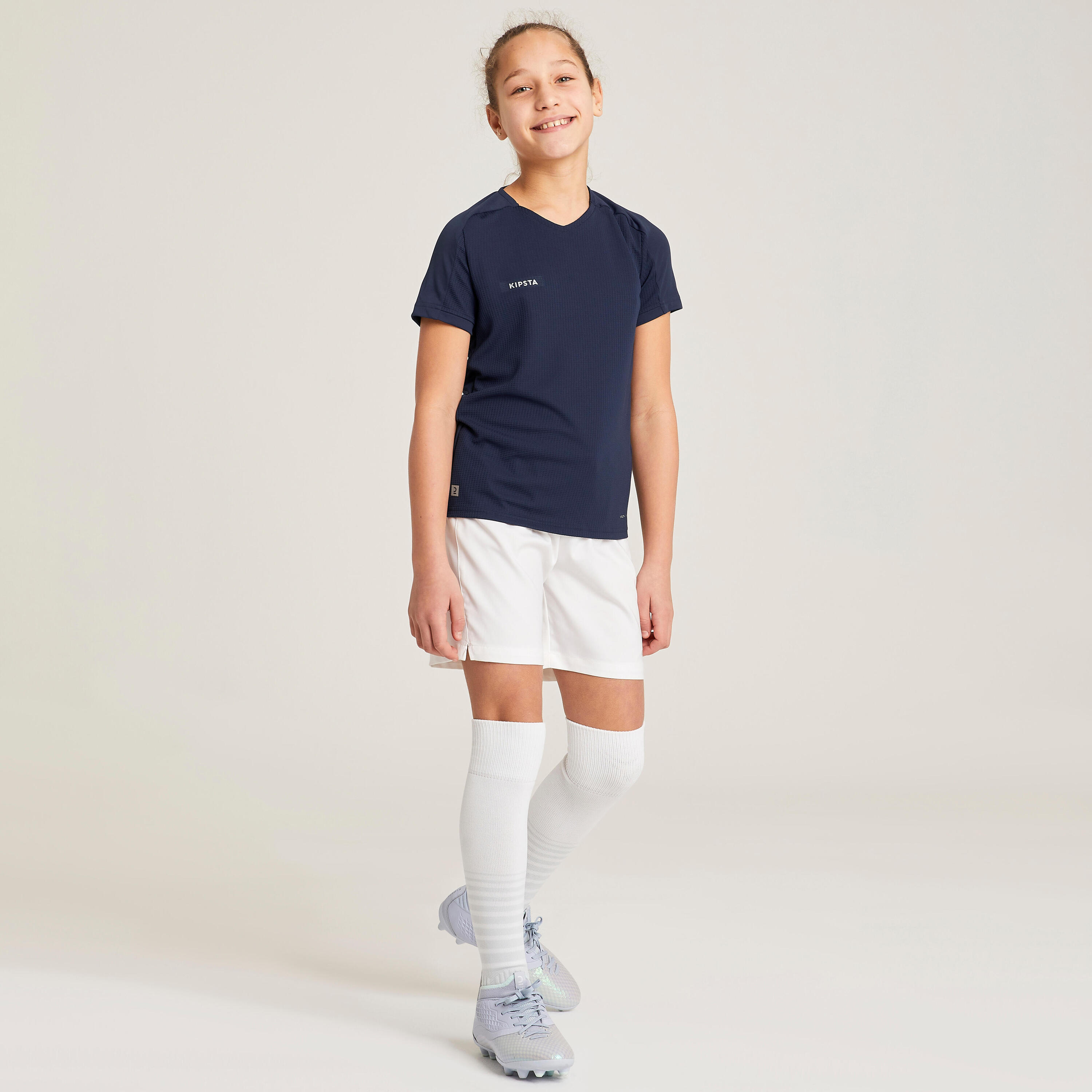 Girls' Football Shorts  - White 11/21