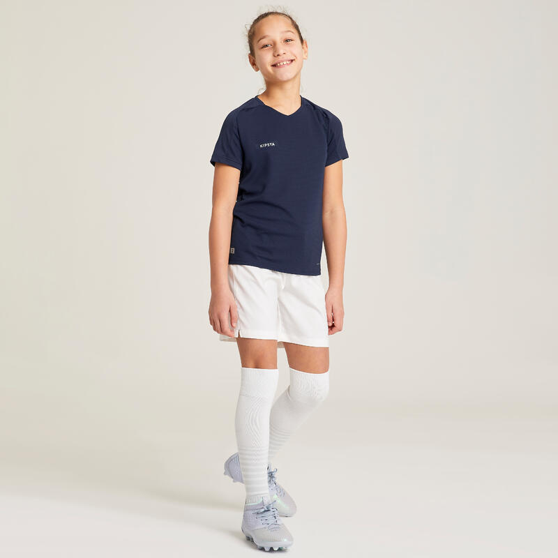 Pantaloncini calcio bambina VIRALTO bianchi