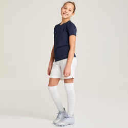 Girls' Football Shorts  - White