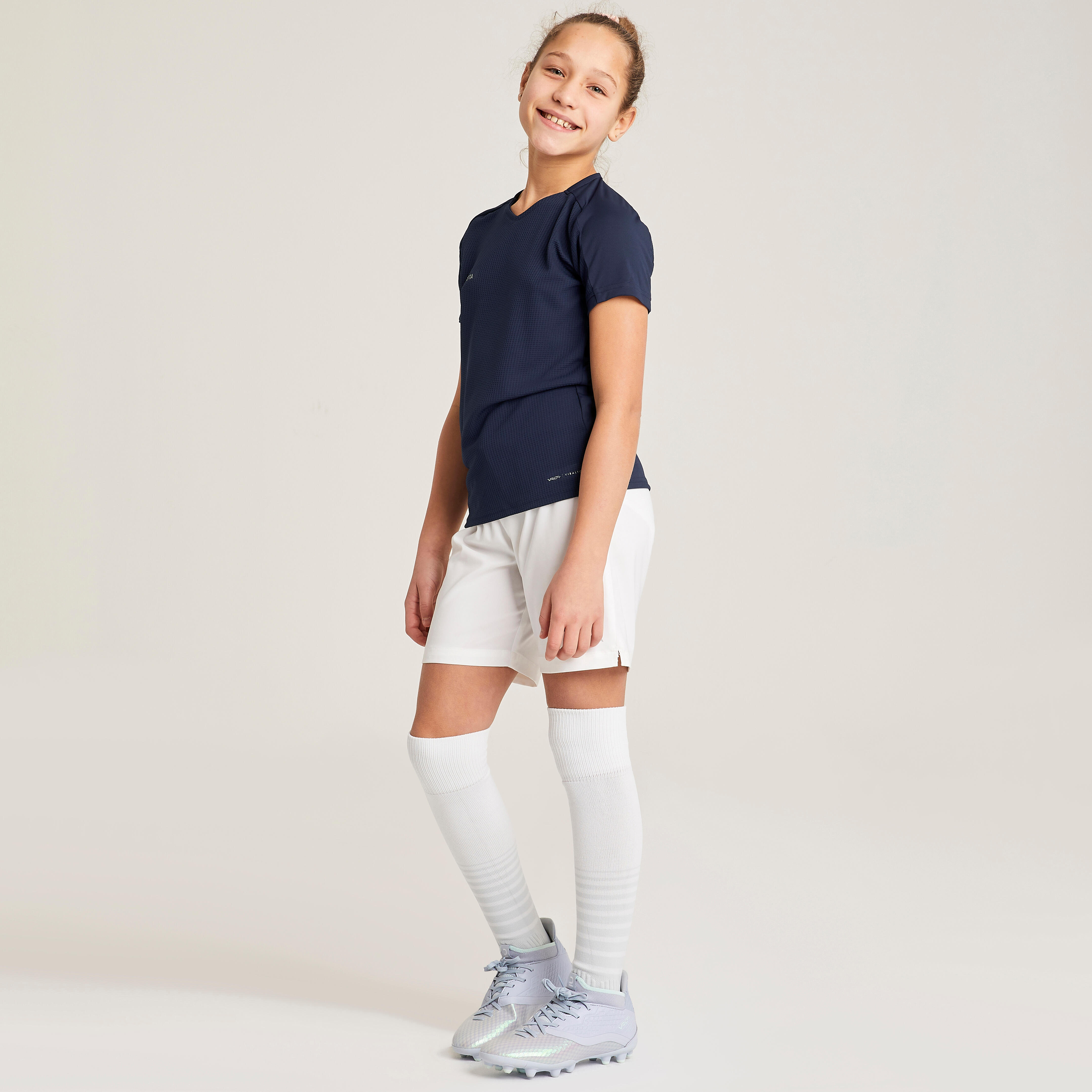 KIPSTA Dievčenský futbalový dres Viralto modrý 5-6 r (113-122 cm) · záber 12