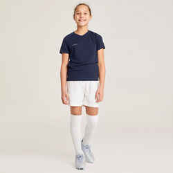 Girls' Football Shorts  - White