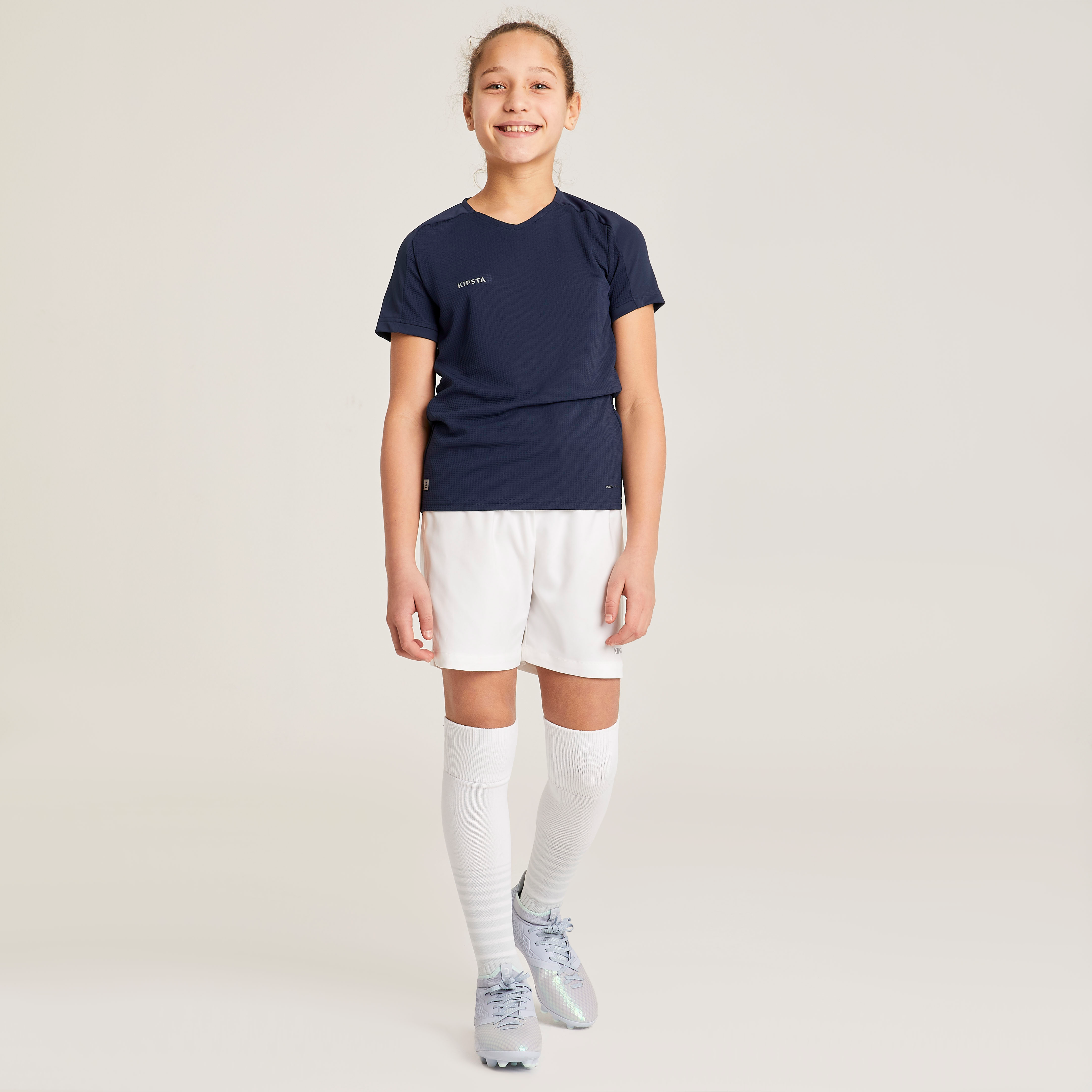 SHORT DE FOOT VIRALTO+ FILLE BLANC