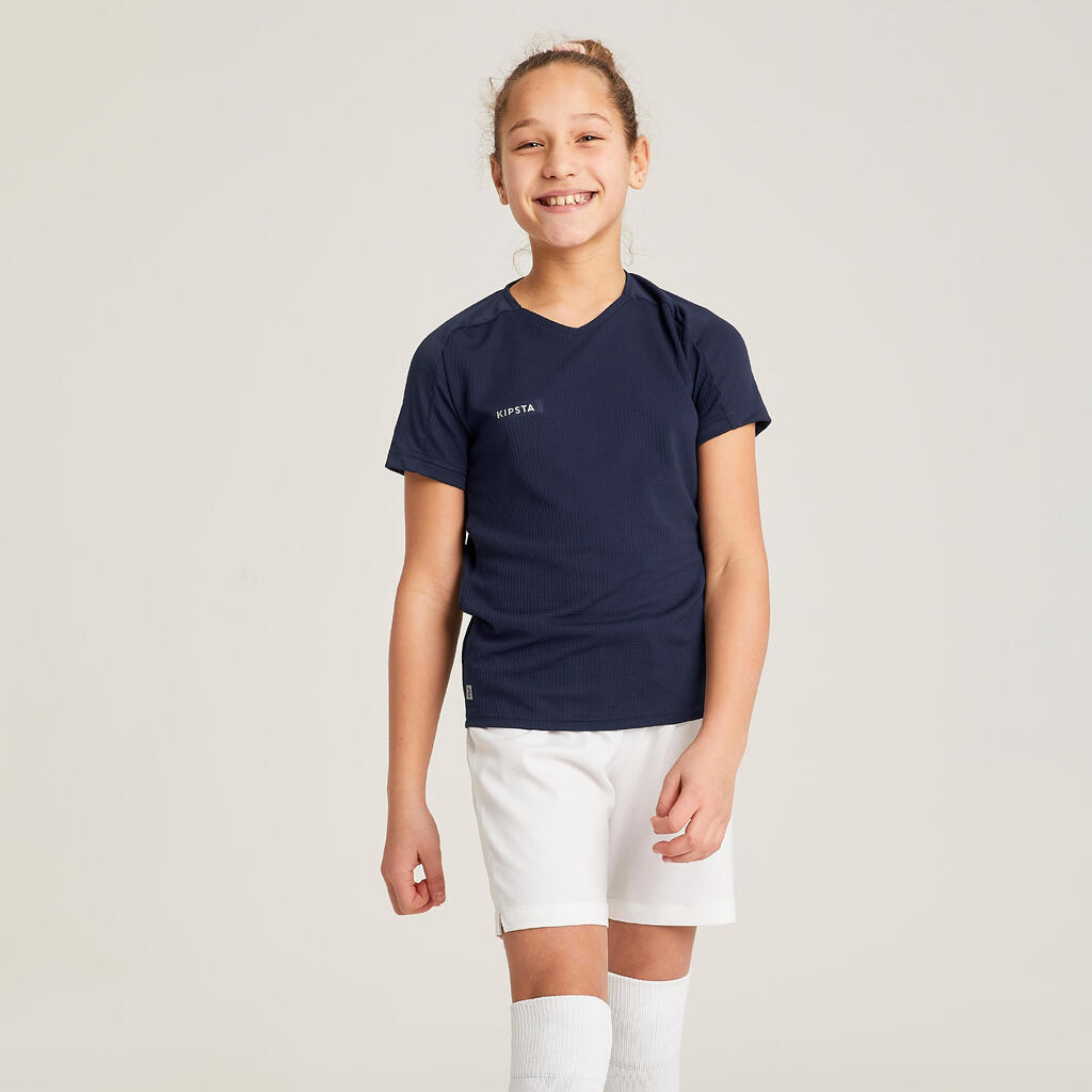 Girls' Football Shorts Viralto - Green