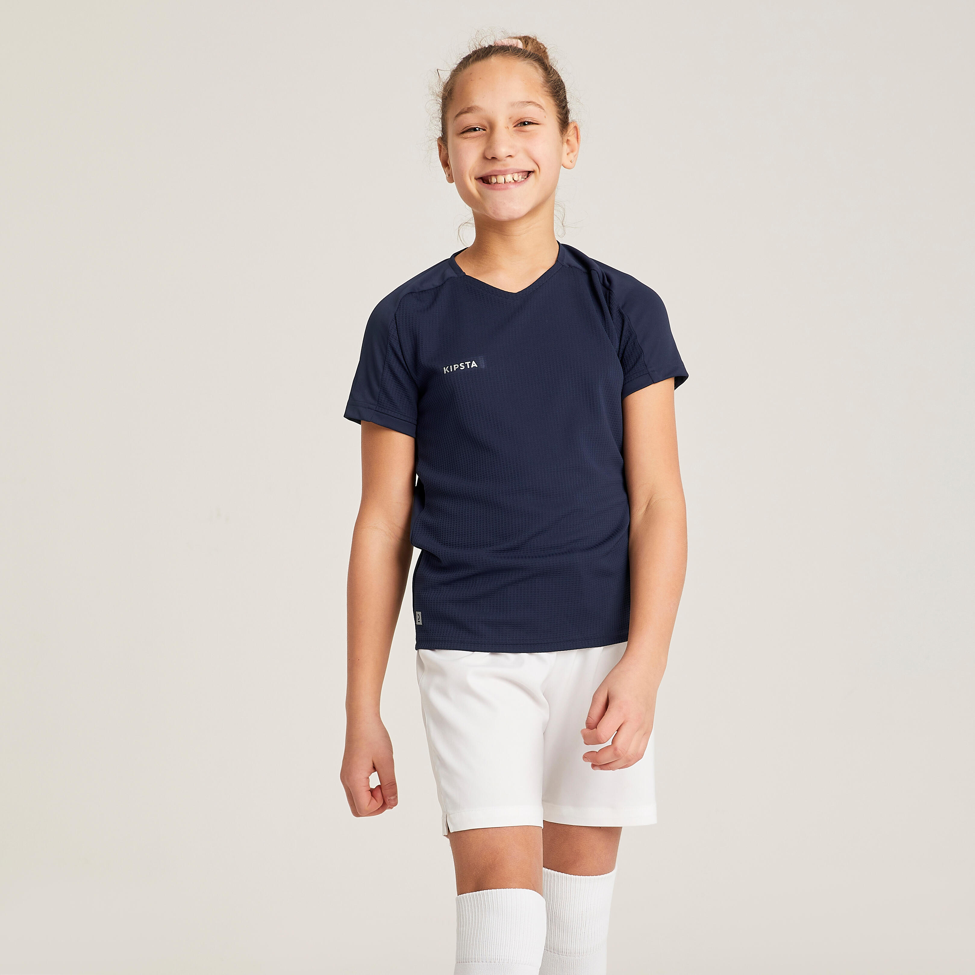 KIPSTA Dievčenský futbalový dres Viralto modrý 5-6 r (113-122 cm) · záber 10