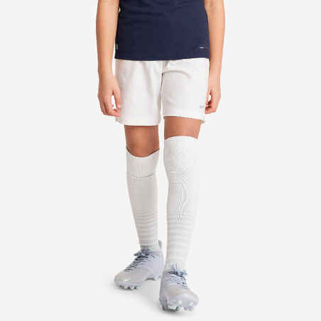 Kratke hlače za nogomet za djevojčice bijele